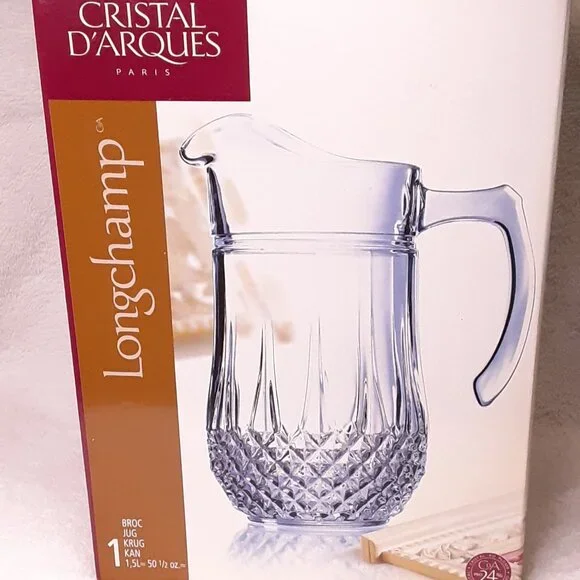 HOST PICK!!   NEW Cristal d'Arques Pitcher made in France - Picture 8 of 13